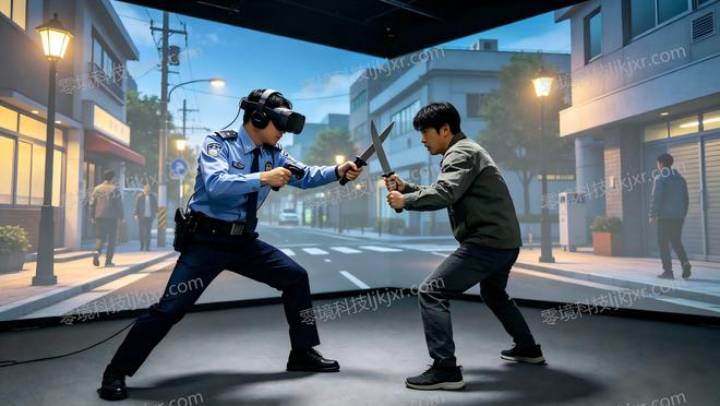 VR警务训练：持刀伤人场景——在生死一线间练就应急处突真功夫(图1)