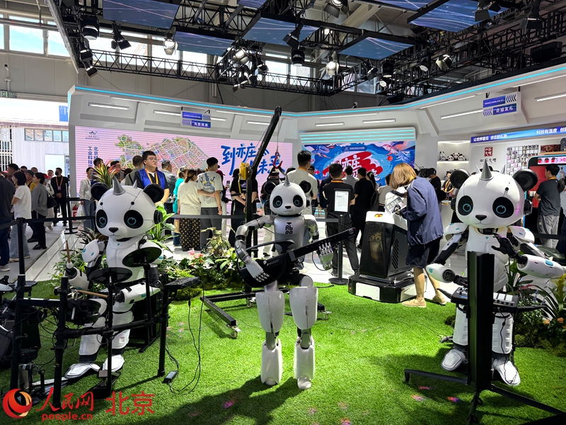 探馆服贸会北京经开区展区：AI拍大片、模拟赛车竞速沉浸式感受“未来城市”(图3)