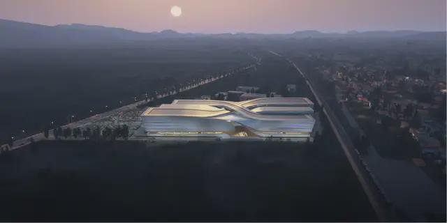 颜值太顶了！中国援蒙古的这座“体育宫殿”效果图曝光(图2)