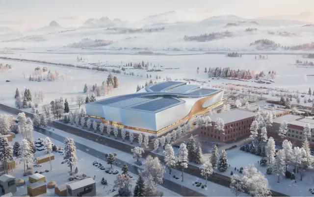 颜值太顶了！中国援蒙古的这座“体育宫殿”效果图曝光(图1)