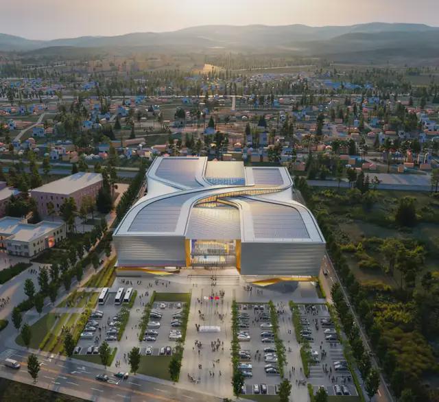 颜值太顶了！中国援蒙古的这座“体育宫殿”效果图曝光(图4)