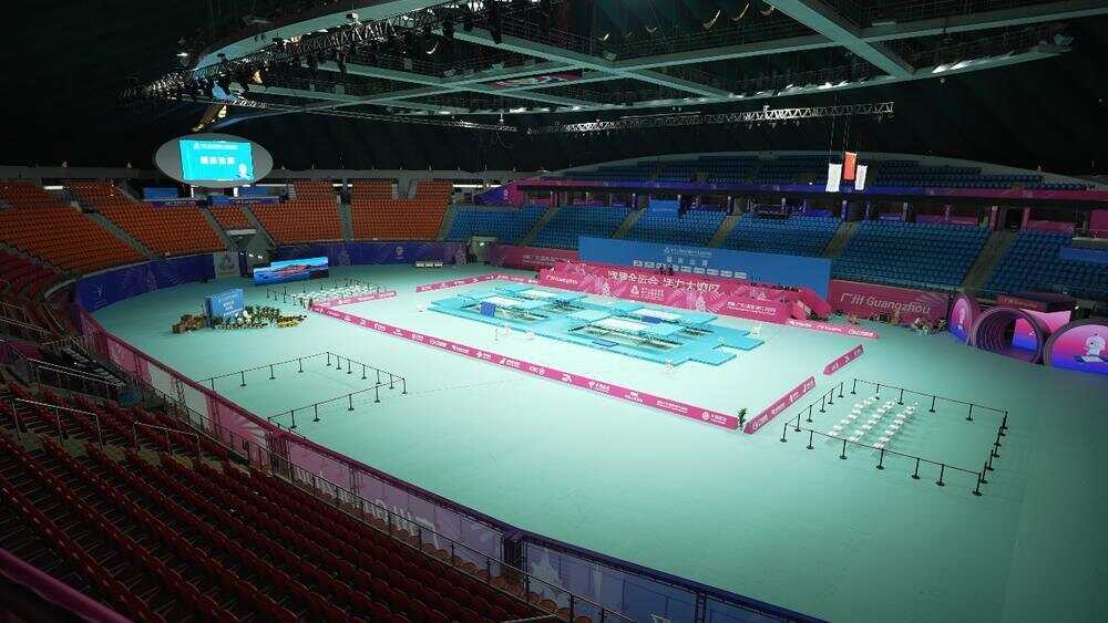 十五运会蹦床项目明日开赛！场馆万事俱备运动员顺利入住