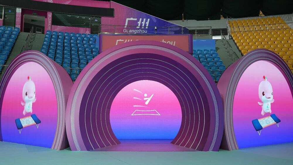 十五运会蹦床项目明日开赛！场馆万事俱备运动员顺利入住(图2)