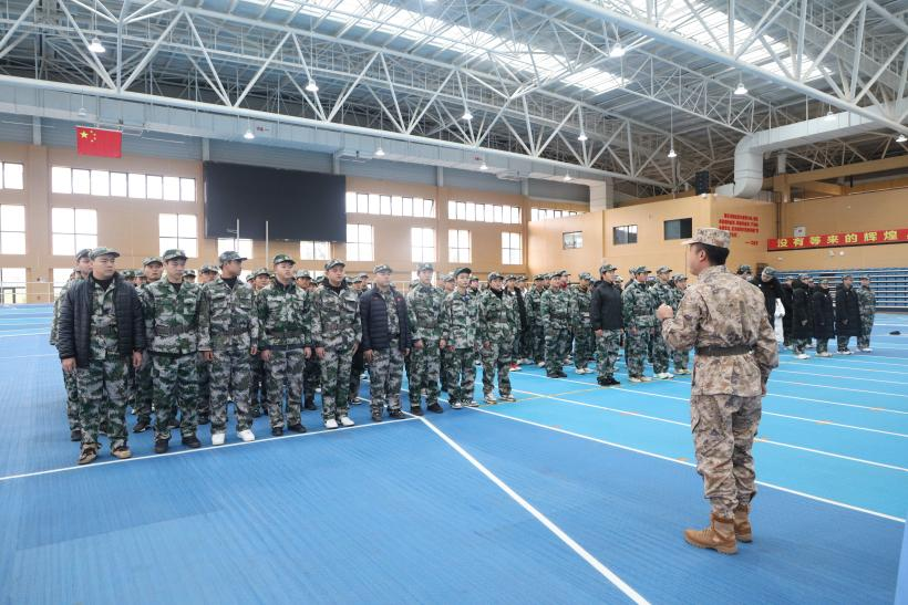 贵州省体育局举行2025—2026年冬训动员大会暨军训开训仪式(图2)